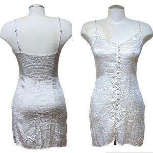 Abercrombie & Fitch Nude Beige Slip On Mini Dress Size Medium